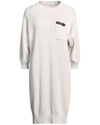 Brunello Cucinelli - Midi-Kleid - Lyst
