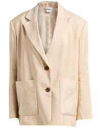 Aspesi - Blazer Linen, Viscose - Lyst