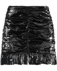 Kontatto - Mini Skirt Polyurethane, Viscose, Polyester, Cotton, Metal - Lyst