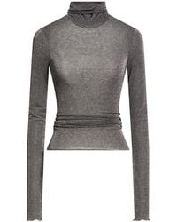 SIMONA CORSELLINI - T-Shirt Viscose, Polyamide, Metallic Fiber, Elastane - Lyst