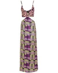 Miss Bikini - Maxi Dress Polyester, Polyamide, Elastane - Lyst