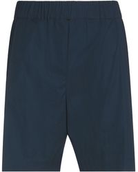 Laneus - Midnight Shorts & Bermuda Shorts Cotton, Elastane - Lyst