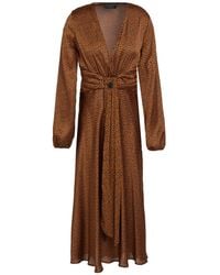 Gaelle Paris - Midi Dress Polyester - Lyst