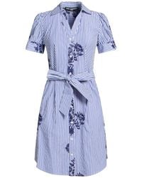 KARL LAGERFELD - Mini Dress Polyester, Cotton - Lyst