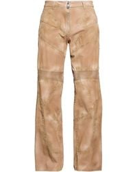 PDF - Camel Pants Cotton - Lyst