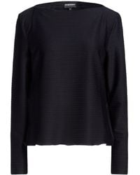 Emporio Armani - Top Polyamide, Elastane - Lyst