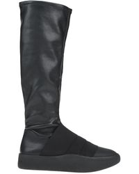 Fessura Sneakers Alte Hi-Twins Fur Donna Nero