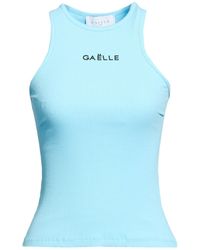 Gaelle Paris - Sky Tank Top Cotton, Elastane - Lyst