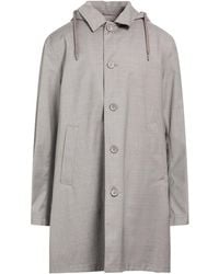 Herno - Overcoat & Trench Coat Virgin Wool - Lyst