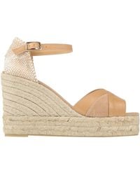 Castañer - Espadrilles Leather, Textile Fibers - Lyst