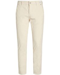 UNIFORM - Ivory Pants Cotton, Modal, Elastane - Lyst