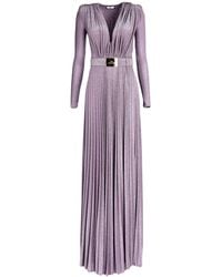 Elisabetta Franchi - Maxi Dress Viscose, Polyester, Polyamide, Elastane - Lyst