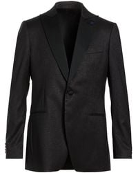 Lardini - Blazer Wool, Polyester, Polyamide - Lyst