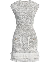 Elisabetta Franchi - Mini Dress Polyamide, Synthetic Fibers, Wool, Mohair Wool, Alpaca Wool - Lyst