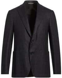 Canali - Midnight Blazer Wool, Silk - Lyst