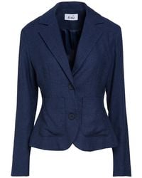 Niu - Slate Blazer Polyester, Viscose, Wool, Elastane - Lyst