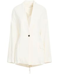 Isabel Benenato - Ivory Blazer Virgin Wool, Viscose - Lyst
