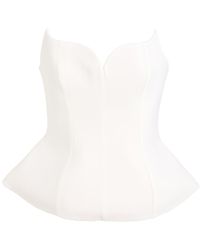 GIUSEPPE DI MORABITO - Ivory Top Wool, Lycra - Lyst