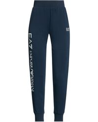 EA7 - Midnight Pants Cotton, Elastane - Lyst