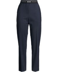 MSGM - Pants Virgin Wool, Elastane - Lyst