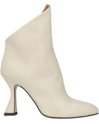 Islo Isabella Lorusso - Ivory Ankle Boots Soft Leather - Lyst
