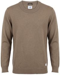 C.P. Company - Khaki Sweater Wool, Silk - Lyst