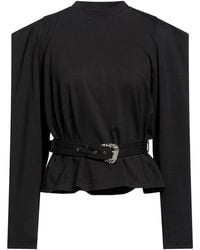 Versace Jeans Couture - Top Cotton, Elastane - Lyst