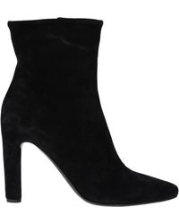 Mujer Zapatos de Botas de Botas con cuña Botines de caña alta de Roberto Del Carlo de color Negro 