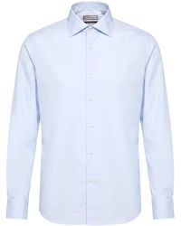 Canali - Shirt Cotton - Lyst