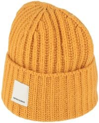 Emporio Armani - Marigold Hat Wool, Polyamide - Lyst