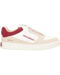Emporio Armani - Sneakers Cow Leather, Polyester, Polyurethane - Lyst