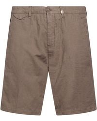 Myths - Taupe Shorts & Bermuda Shorts Linen, Cotton - Lyst