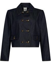 Sandro - Denim Outerwear Cotton - Lyst