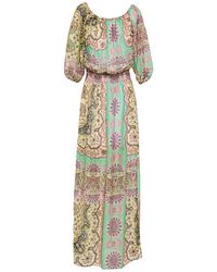 Miss Bikini - Maxi Dress Cotton, Silk - Lyst