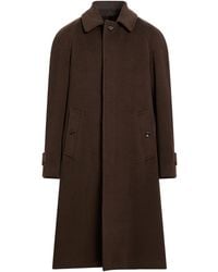 Lardini - Chocolate Coat Virgin Wool - Lyst