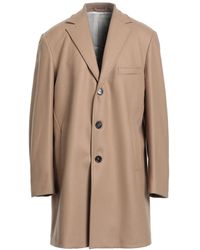 Liu Jo - Camel Coat Virgin Wool, Polyamide, Cashmere - Lyst