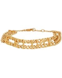 Celine - Bracelet Brass - Lyst