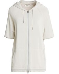 Panicale - Light Cardigan Cotton, Viscose, Metal Fiber - Lyst