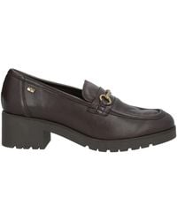Valleverde - Dark Loafers Calfskin - Lyst