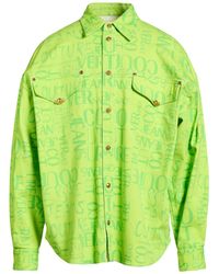 Versace Jeans Couture - Denim Shirt Cotton, Elastane - Lyst