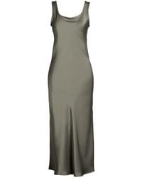Marella - Monochrome Maxi Dress Acetate, Polyester - Lyst