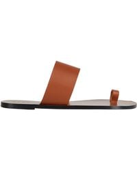 Atp Atelier - Thong Sandal Cowhide - Lyst