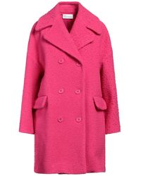 Red Valentino コート RED VALENTINO Wool Cloth Coat Deep Red [Woman] Elsa Boutique