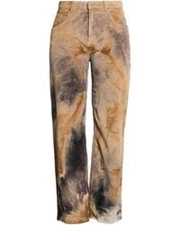 Dixie - Camel Pants Cotton, Elastane - Lyst