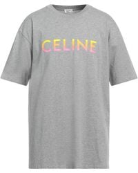 Celine - T-Shirt Cotton - Lyst