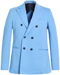 Barbati - Azure Blazer Cotton, Polyamide, Elastane - Lyst