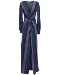 Kontatto - Maxi Dress Viscose, Polyester, Polyamide, Elastane - Lyst