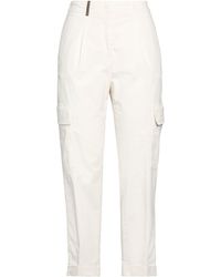 Peserico - Pants Cotton, Elastane - Lyst