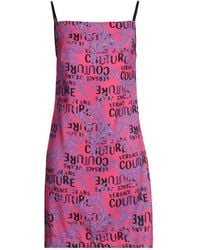 Versace Jeans Couture - Mini Dress Polyester - Lyst