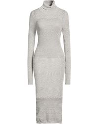 Babylon - Midi Dress Viscose, Polyester - Lyst